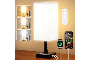 OYADISIIOP SAD Lamp, 10000 Lux SAD Light with Remote, Upgrade Size, 3 Color Temperatures, 5 Brightness Level Full Spectrum Sun Light Lamp with USB C & A Ports Home/Office Use As Lift Mood, Black