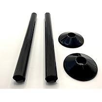 8-pack Blackspur Radiator Pipe Covers Sleeves White 15mm - Foto 4