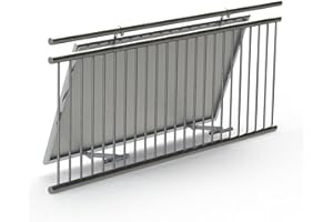 Home Trends® Supporto fotovoltaico per centrali da balcone, pannello solare, fissaggio regolabile, 0-30°, montaggio con 0% IVA