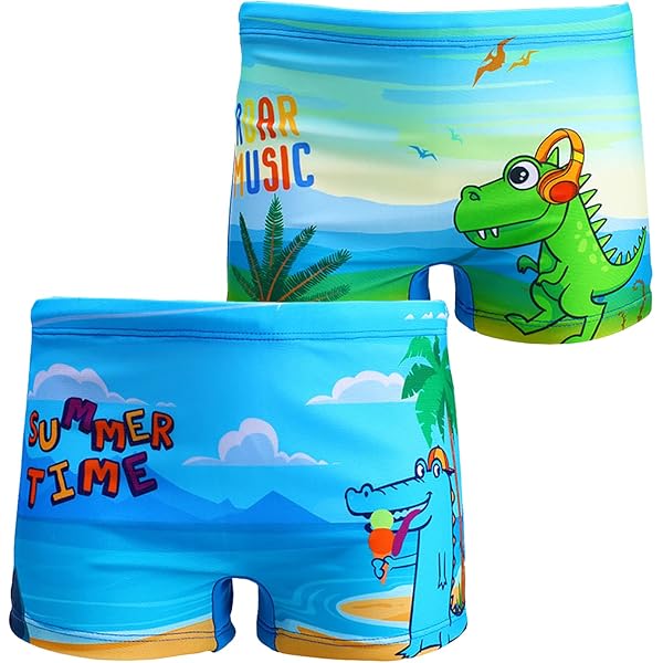 Pantaloncini Da Bagno Per Bambini - Confezione Da 2 - Costume Da Bagno Per Ragazzi 1-10 Anni - Foto 10