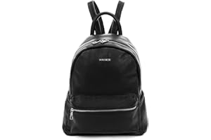 BORGHESE - PELLETTERIA ARTIGIANALE Pelletterie Borghese | Zaino Zainetto Borsa in Vera Pelle Morbida | Donna & Uomo | Colore Nero | Artigianale Made in Italy | Piccolo Leggero & Elegante | Ideale per Lavoro & Università | Modello NICO