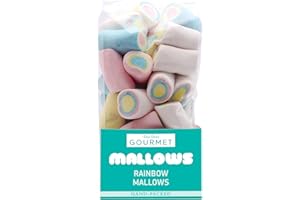 BON BONS Bon Bon's Gourmet - Vanilla Flavour Rainbow Mallows, 157g Bag