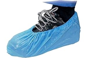 BAG IT PAPER Disposable Shoe Covers - Durable Waterproof Overshoes for Rain and Mud - Pack of 30