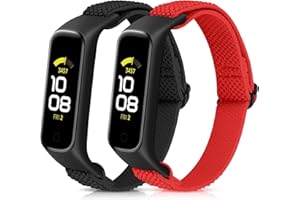 Vodtian Elastyczna bransoletka kompatybilna z Samsung Galaxy Fit 2, dla kobiet i mężczyzn, regulowana bransoletka zastępcza, nylonowy pasek do zegarka Galaxy Fit 2