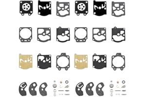 TEASTEAM 2 Juegos Kit de Reparación de Carburador Compatible con Walbro K10-WAT para Walbro/Mcculloch/Husqvarna/Partner/Poulan/Microxxv/Ryobi Kit Carburador