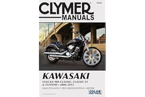 HAYNES Clymer Kawasaki Vulcan 900 Classic, Classic LT and Custom 2006-2013 Manual