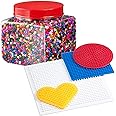 SES Creative - Set Da 1000 Perline Da Stirare Per Bambini, Colori Vivaci, Senza PVC, Attività Manuale E Creativa