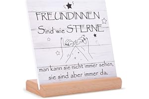 Juratar Beste Freundin Geschenke, Holzschilder Heimat Dekoration Freundin, Geschenk Freundin Geburtstag, Geschenke für Frauen Schwester Freundinne