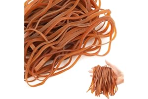 DEEPTON 100 Pcs Large Rubber Elastic Bands (160mm x 4mm) Heavy Duty for Home, School, Office & Bank Supplies