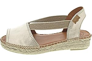 TONI PONS ETNA - Espadrille pour Femmes dans des Tons Unis de en Cuir.