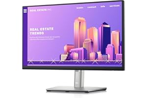 Dell P2722H 27 Zoll Full HD (1920x1080) Monitor, 60Hz, IPS, 5ms, 99% sRGB, DisplayPort, HDMI, VGA, 5x USB, 3 Jahre Garantie, 