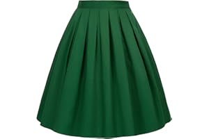 GRACE KARIN 1950 Annata a Pieghe Gonne Floreali Gonne Modello Full Swing Circle Gonne