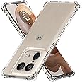 Another30 Clear Case for Motorola Edge 50 Ultra, Anti-Yellowing, Reinforced Corners, Shock-Absorption Flexible Clear TPU Rubber Protective Cell Phone Cover