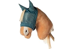 HKM Hobby Horsing Fliegenschutzmaske, Türkis, Einheitsgröße
