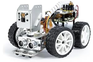 SunFounder Picar-X AI Video Robot Bil Kit för Raspberry Pi 5/4/3B+/Zero 2 W, LLMs ChatGPT-4o/Tvillingarna / Grok, Röst&videoi