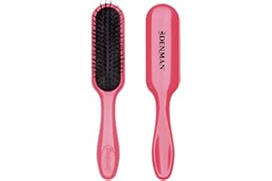 Denman D90 Tangle Tamer Mini Detangling Brush, Pink