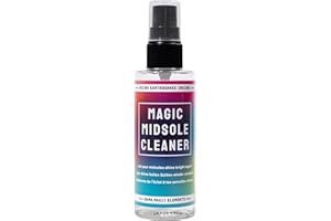Bama Magic Midsole Cleaner, Reinigungsspray für Sohlen, biologisch abbaubarer Sneaker Cleaner, Wasserbasiert, Oeko-Tex® zertifiziert, Farblos, 100 ml
