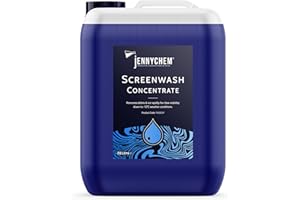 JENNYCHEM INDUSTRIAL CHEMICALS Jennychem Regular Concentrated Screenwash 20L | Screen Wash Concentrate Antifreeze Works In Winter Weather Up To -12°C | Anti-Smear | Can be Diluted To Suit All seasons