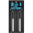 LCD-2 18650 Battery Charger, Including Lcd Displayable Capacity, 2A Intelligent Universal Fast Charger, Suitable For3.7V Lithium Ion 1.2V Ni-mh Ni-cd AA AAA Batteries