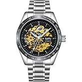 Spiffy Automatic Mechanical Watch for Men, Automatic Watches | Mechanical Watch for Man, Runs on Everyday Rewinding and Hand'
