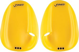 FINIS Agility Floating Swim Paddles - Strapless Design for Stroke Technique - Instant Feedback