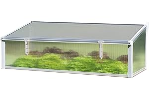 Juwel Thermo Frühbeet 130/60 (Aufsatz für Timber Hochbeete, Fenster mit Windsicherung, einfache Montage, Hohlkammerplatten 4 mm, Wärmeisolierung) 20342