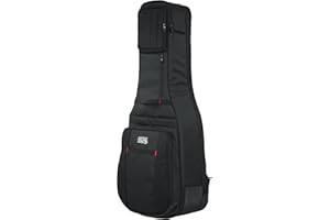 Gator Cases Doppel-Softcase für Zwei Gitarren, eine Akustik- und eine E-Gitarre, Ultimate Pro Go, schwarz (G-PG-ACOUELECT)