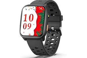 MODAWIN Fitness Tracker Montre Enfant Connectée, Montre Intelligente avec 100+ Modes de Sport, Podomètre, Moniteur de Sommeil, 1.83" Smartwatch, Cadeau Ado Garçon Fille 6-16 Ans (Noir)