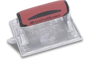 Cortador de zinc Marshalltown, R 6 mm, W 10 mm, D 13 mm con mango DuraSoft, de zinc, herramientas para suelo y hormigón, tamaño: 152x111 mm