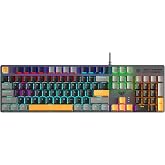 Aula S500 Blue Switch RGB Makrolu Kablolu Gaming Mekanik Oyuncu Klavyesi