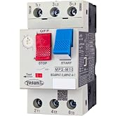 Tosun Motor Guard Circuit Breaker Magnetothermic 3P, Motor Protection 2.5-4A, DIN Rail, White, MP2-M08