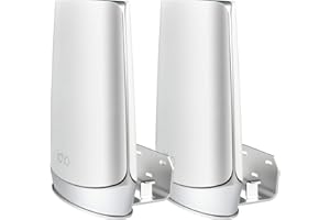 LUOGAO Orbi WiFi 6 Wandhalterung, robuste Metallwandhalterung für Orbi Whole Home Tri-Band Mesh WiFi 6 System 2er Pack Kompatibel RBK853, RBK753, RBK850, RBS750, RBK852, RBS750, RBS751, RBK752