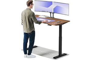 ‎DESKTRONIC Desktronic HomeOne elektrisch höhenverstellbarer Schreibtisch 140 × 70 cm mit Touchscreen-Steuerung und integrierten USB-A und USB-C-Ladeanschlüssen