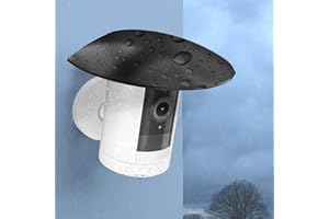 AKOEMXEEO Protection contre les intempéries pour caméra d'extérieur, protection contre la pluie, protection solaire, accessoire pour appareil photo avec anneau Stick Up Cam, protège l'appareil photo de la