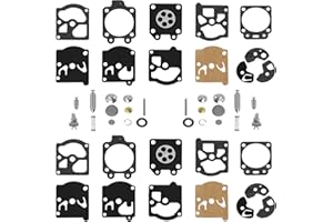 Poweka Kit de Reparación del Carburador Junta Membrana Compatible con Wal-bro K10-WAT WA & WT Series STI-HL Husq-Varna Pou-lan Mc-Culloch E-cho (2 Juegos)