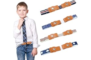 RUIJIE 4 Pièces Ceinture élastiques Sans Boucle Enfant Réglable Ceinture Extensibles Invisibles Ajustable Ceintures 35-90cm Ceintures Pour Garçons Et Filles (Stripe)