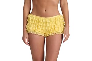 Edhomenn Kvinnors lager volang shorts elastisk midja rosett fram spets shorts enfärgade lediga shorts går ut korta byxor Y2k sommar strandbyxor