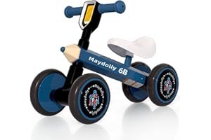 Maydolly Kinder Laufrad,Spielzeug für 10-24 Monate Junglen/Mädchen,Bleistift Balance Fahrrad Spielzeug für 1 Jahr,Rutschrad Baby Fahrrad Geschenk für Ersten Geburtstag Neu Jahr