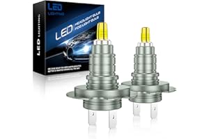 SHINYY Lampadine H7 LED 360 Gradi 22000LM 12V-18V 2024 più Nuovo 6500K Bianco Freddo Potente 360° Lampada a Led H7 per Fari Auto Anabbagliante Abbaglianti Fendinebbia Canbus Anti Errore, Pack da 2