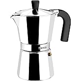 Monix Vitro Express | 3 Cup Coffee Maker | Suitable for all hob types except induction