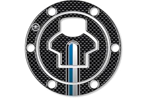‎LABELBIKE labelbike - 3D Harz Aufkleber für Motorcycle Tank Cap Schutz kompatibel mit BMW bis 2006 Carbon
