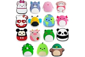 XRHOT Charmes de Chaussures, Dessin Animé en PVC Shoe Charms for Croc Shoes Breloque pour Crocs Chaussures Différentes pour Crocs Chaussures Cadeau de Fête d'anniversaire 30 Pezzi