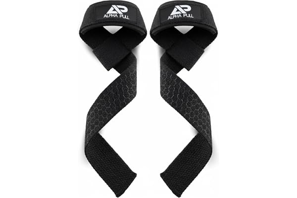 ALPHA PULL® Tyngdlyftningsremmar för styrketräning, fitness, bodybuilding - gymremmar för dödlyfter - för kvinnor och män