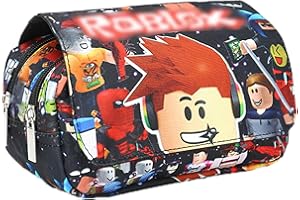 PYTRARTY Estuche de lápices Robllox, Caso de lápiz Robllox de Dibujos Animados, Caso de lápiz Robllox, Estuche de lápiz de Juego de Gran Capacidad, Estuche de lápices para papelería