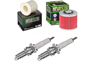 ‎PAMOTO Luftfilter Ölfilter Zündkerzen für XV 535 N Virago Baujahr 1988-1993 Servicekit Wartungskit