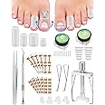 BLATOWN Ingrown Toenail Removal Kit, Ingrown Toenail Treatment, Ingrown Toenail Corrector Tools Come with Podiatry Toenail Braces, Ingrown Toenail Corrector Strips and Patch for Toe Pain Relief