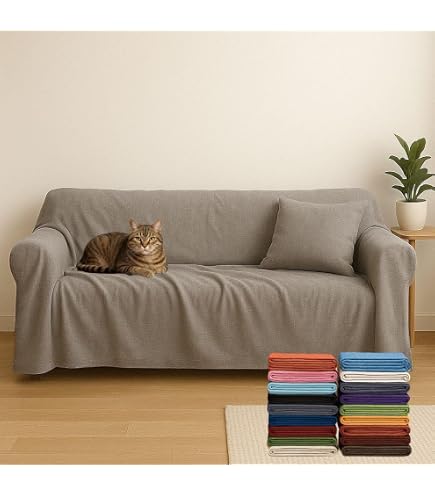 Telo Arredo Granfoulard Copritutto Salvadivano 100% Cotone Disegno Cats