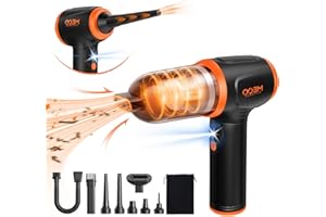 ‎MECO ELEVERDE MECO ELEVERDE Handheld-Staubsauger Kabellos 16000 PA, 4-in-1 Kleiner Staubsauger, Luftgebläse Tragbar Kabellos mit LED-Licht, für Haus/Auto/Büro/Computer Reinigung