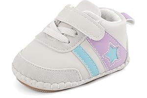 MK MATT KEELY Baby Boys Girls Soft Sole Sneakers Infant PU Leather Shoes Prewalkers