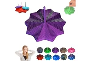 VICUULY étoile Anti-Frustration Sensorielle, Fidget Hexagonal Fractal, Jouets 3D en Forme D'étoile pour Soulager Le Stress, Cubes Sensoriels Anti-Stress pour Enfants Et Adultes (Purple, S)